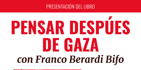 Cartel Pensar después de Gaza