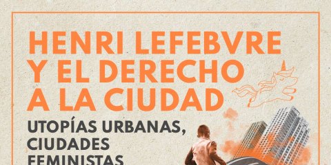 Cartel derecho a la ciudad. 