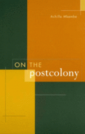 Imagen de cubierta: ON THE POSTCOLONY