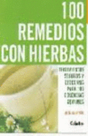 Imagen de cubierta: 100 REMEDIOS CON HIERBAS