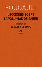 Imagen de cubierta: LECCIONES SOBRE LA VOLUNTAD DE SABER