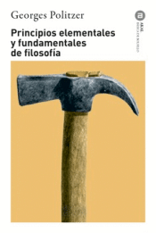 Cover Image: PRINCIPIOS ELEMENTALES Y FUNDAMENTALES DE FILOSOFÍA