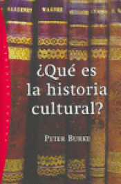 Imagen de cubierta: ¿QUÉ ES LA HISTORIA CULTURAL?