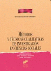 Imagen de cubierta: MÉTODOS Y TÉCNICAS CUALITATIVAS INVESTIGACIÓN EN CIENCIAS SOCIALES