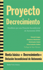 Imagen de cubierta: PROYECTO DECRECIMIENTO