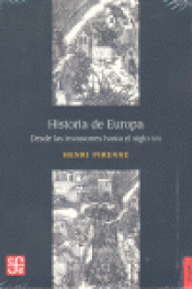 Cover Image: HISTORIA DE EUROPA : DESDE LAS INVASIONES AL SIGLO XVI