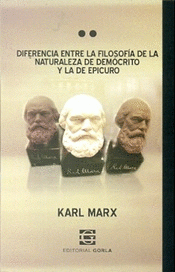 Cover Image: DIFERENCIA ENTRE LA FILOSOFIA DE LA NATURALEZA DE DEMOCRITO Y LA DE EPICURO