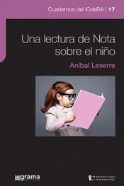 Imagen de cubierta: UNA LECTURA DE NOTA SOBRE EL NIÑO