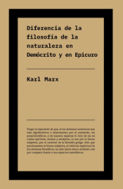 DIFERENCIA ENTRE LA FILOSOFÍA DE LA NATURALEZA EN DEMÓCRITO Y EN EPICURO Cover Image: DIFERENCIA ENTRE LA FILOSOFÍA DE LA NATURALEZA EN DEMÓCRITO Y EN EPICURO