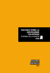Cover Image: DISCURSO SOBRE LA SERVIDUMBRE VOLUNTARIA