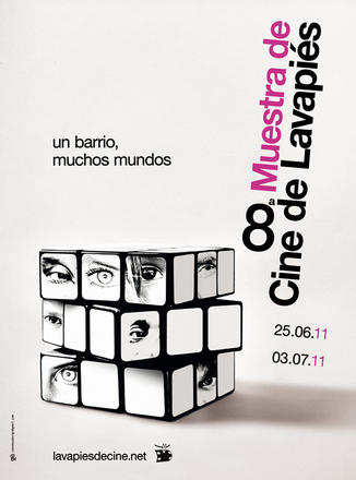 Cartel "8ª Muestra de cine de Lavapiés"