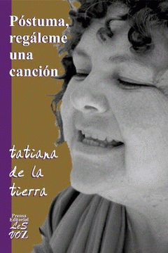 Imagen de cubierta: PÓSTUMA, REGÁLEME UNA CANCIÓN