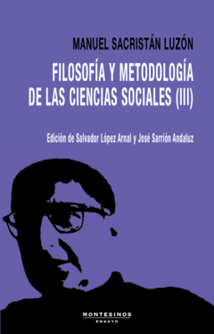 Cover Image: FILOSOFÍA Y METODOLOGÍA DE LAS CIENCIAS SOCIALES III