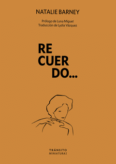 Cover Image: RECUERDO...