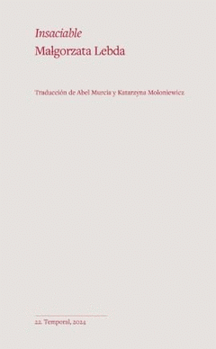 Cover Image: INSACIABLE