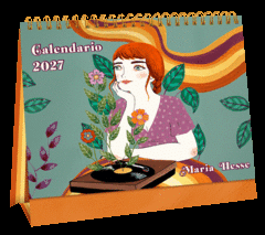 CALENDARIO DE MESA 2027 MARÍA HESSE Cover Image: CALENDARIO DE MESA 2027 MARÍA HESSE