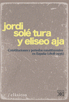 Imagen de cubierta: CONSTITUCIONES Y PERÍODOS CONSTITUYENTES EN ESPAÑA (1808-1936)