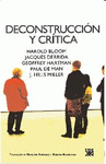 Imagen de cubierta: DECONSTRUCCIÍN Y CRÍTICA