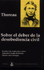 Imagen de cubierta: SOBRE EL DEBER DE LA DESOBEDIENCIA CIVIL