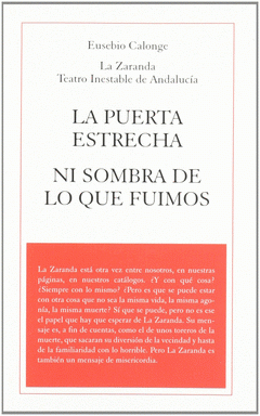 Cover Image: LA PUERTA ESTRECHA. NI SOMBRA DE LO QUE FUIMOS