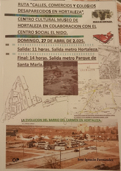 Cover Image: CALLES, COMERCIOS Y COLEGIOS DESAPARECIDOS EN HORTALEZA