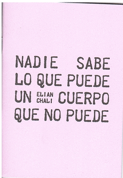 Cover Image: NADIE SABE LO QUE PUEDE UN CUERPO