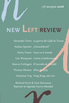 Cover Image: NEW LEFT REVIEW 158