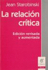 Imagen de cubierta: LA RELACIÓN CRÍTICA