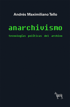 Imagen de cubierta: ANARCHIVISMO