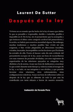 Cover Image: DESPUÉS DE LA LEY