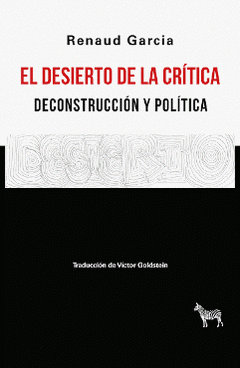 Cover Image: EL DESIERTO DE LA CRÍTICA