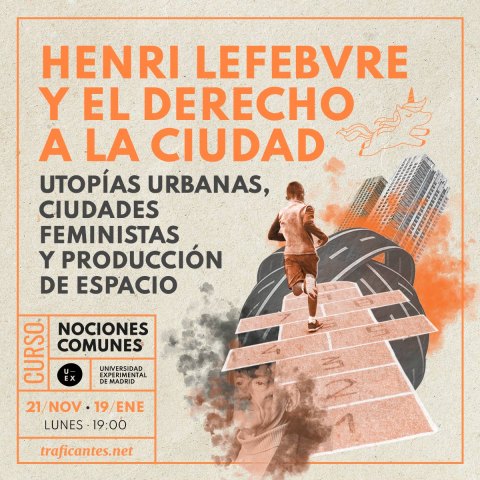 Cartel derecho a la ciudad. 